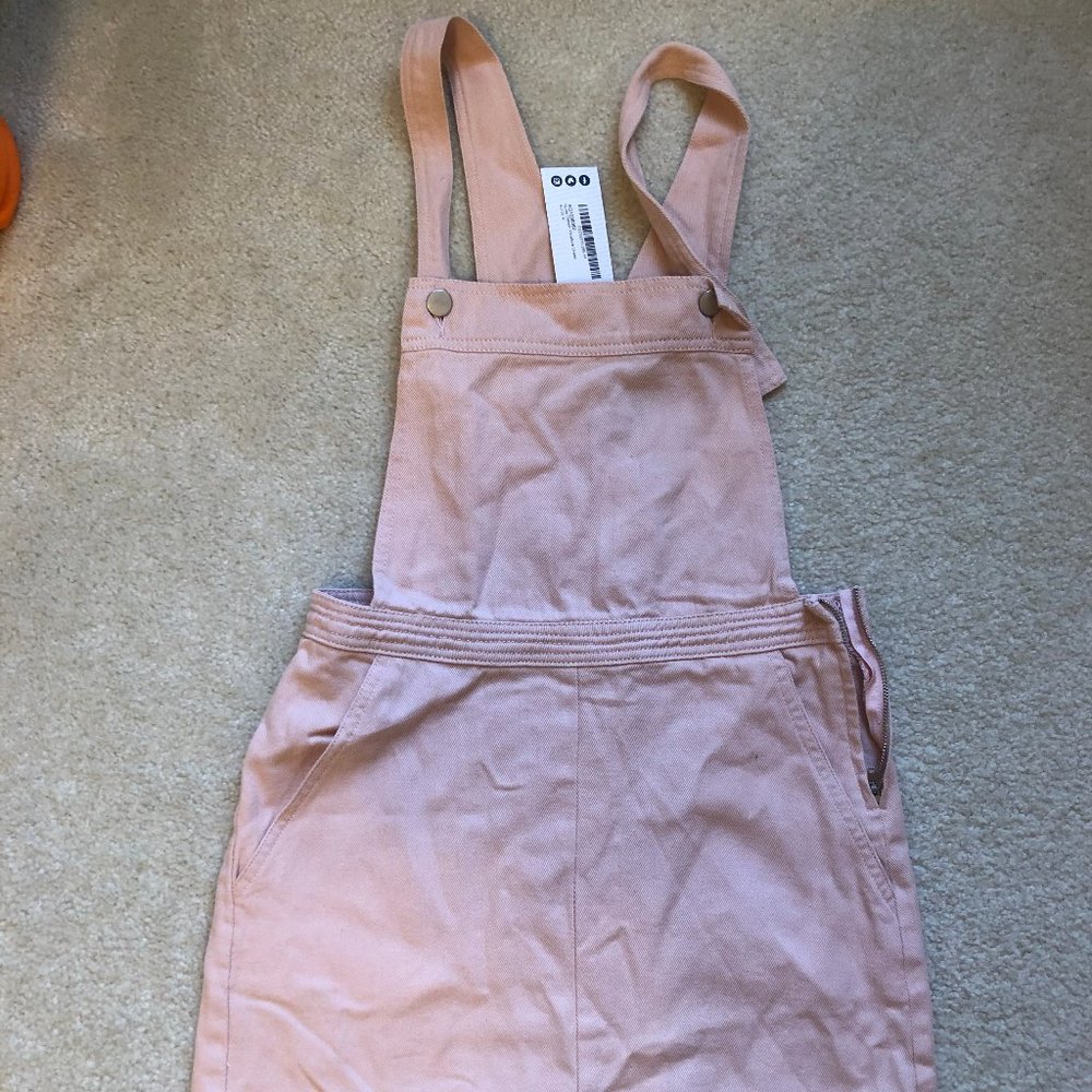 Overalls, Dress, Pink, Nude, Skirtalls, Denim